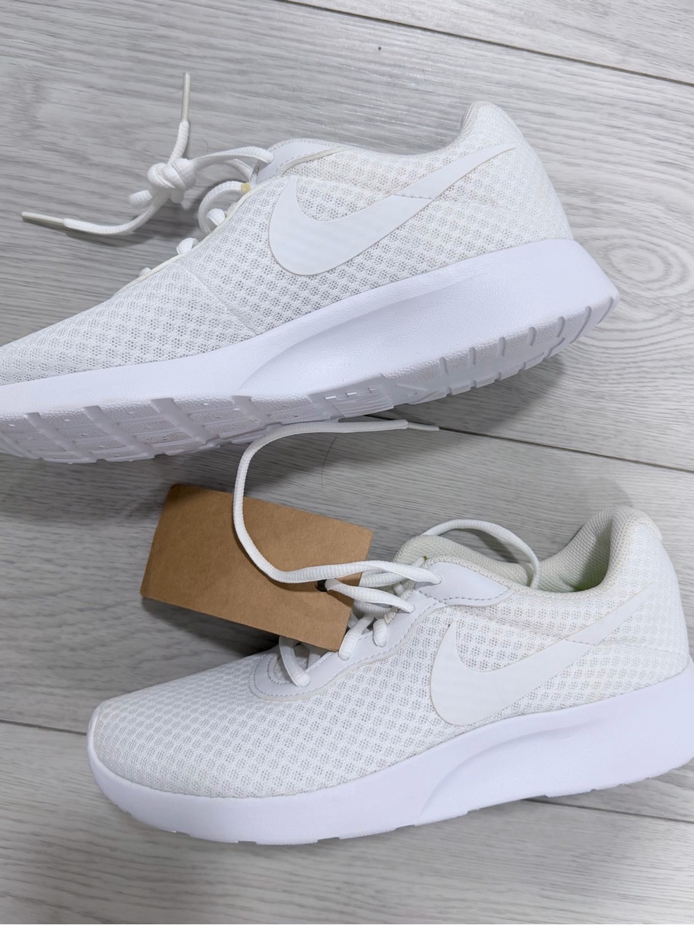 Nike White Mesh Athletic Sneakers